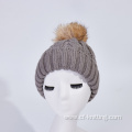 Winter knitted hat for ladies